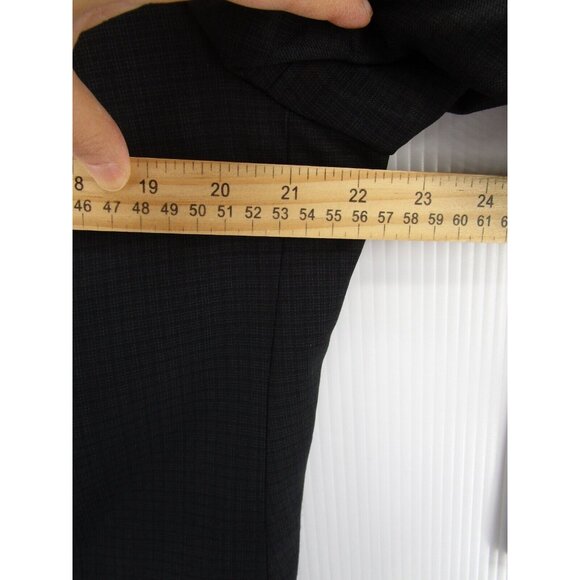 Jack Victor Jacket 44 Long Wool Blazer Sport Coat Checked 2 Button - Picture 5 of 15